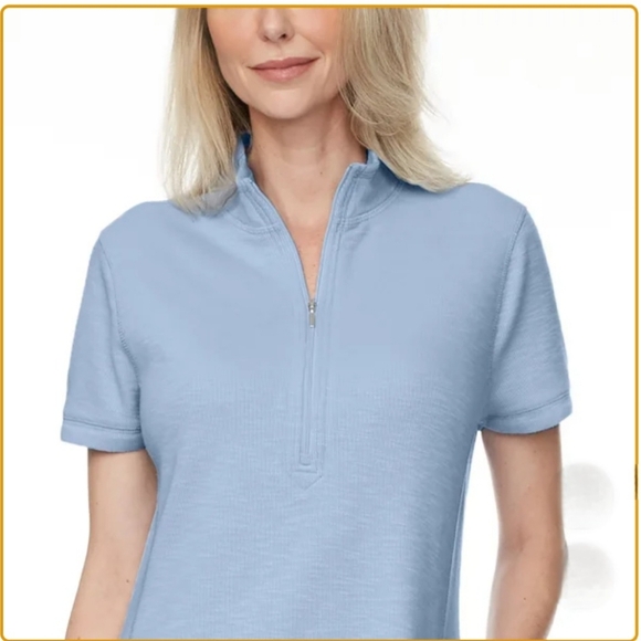 New Legendary Outfitters Ladies' Quarter Zip Dress Blue Size XL - Picture 4 of 7